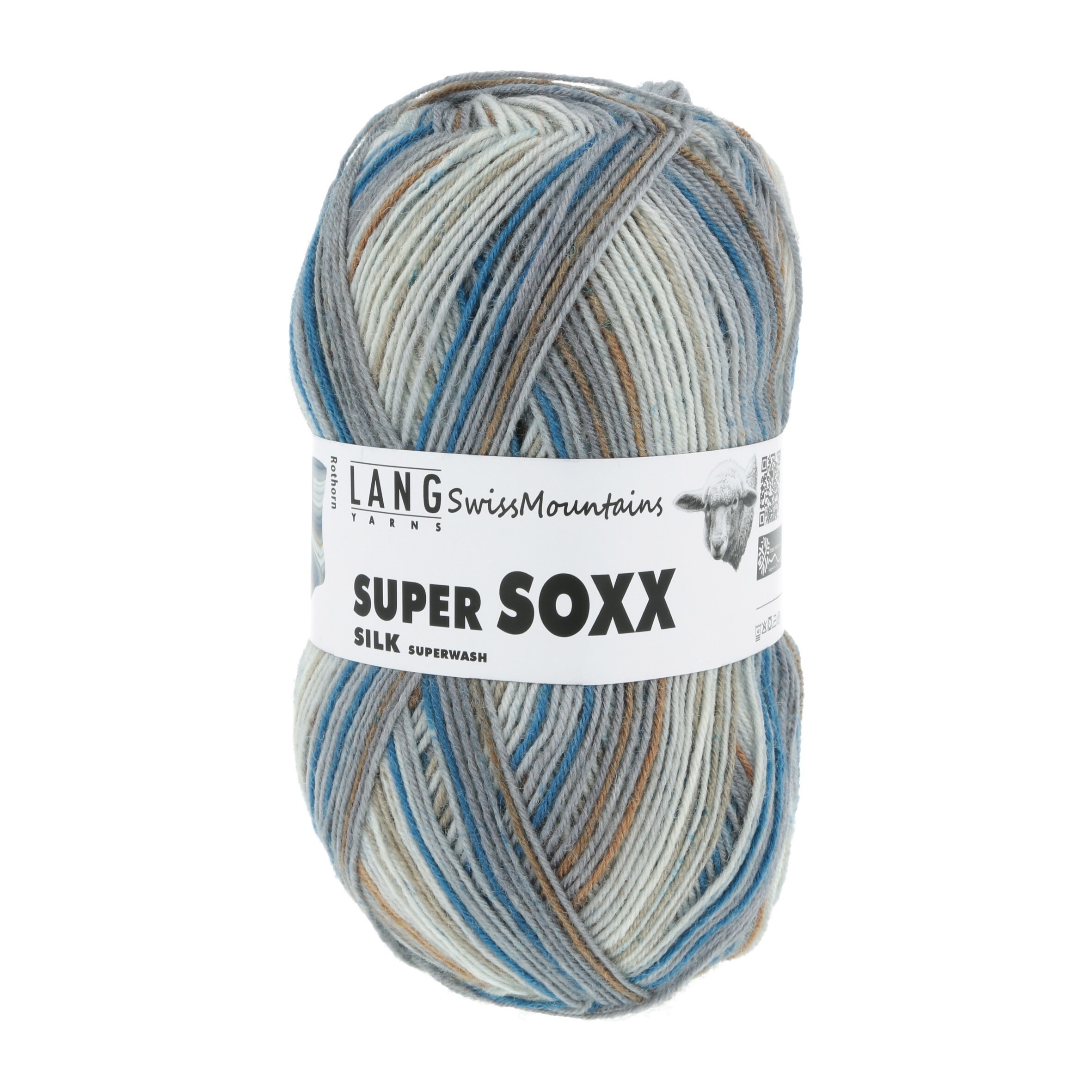 Lang Super Soxx Silk Color 4-fach