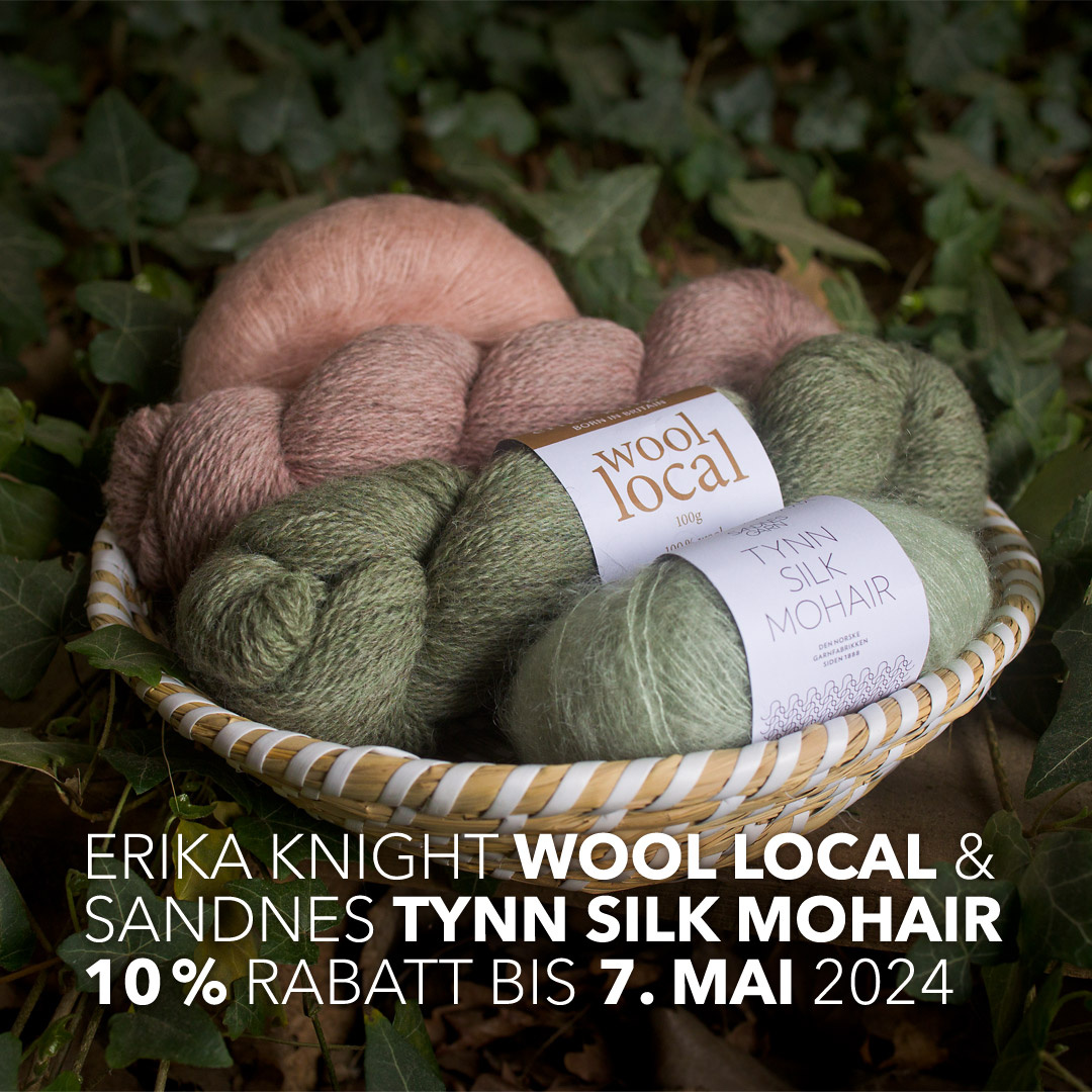 Rabattaktion Erika Knight Wool Local und Sandnes Tynn Silk Mohair