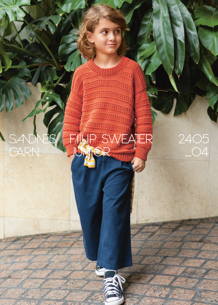 Sandnes-Set, „Fillip Sweater Junior“, Sandnes...