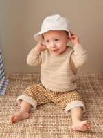 Sandnes-Set, „Fillip Sweater Baby“, Sandnes Mandarin Petit