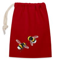 Mini-Beutel, „Bienen“, (14×20 cm) Rot
