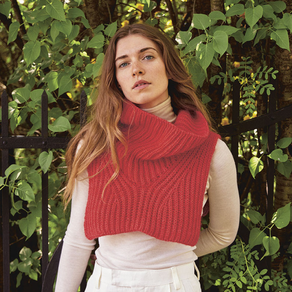 Sandnes-Set, „Stella Neck“, 2308-2, Sandnes Alpakka Ull und Tynn Silk Mohair