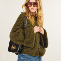 Sandnes-Set, „Penny Cardigan“, Sandnes Tynn Peer Gynt und Tynn Silk Mohair