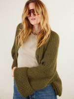 Sandnes-Set, „Penny Cardigan“, Sandnes Tynn Peer Gynt und Tynn Silk Mohair