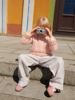 Sandnes-Set, „Cornelia Sweater Junior“, Sandnes Double Sunday und Tynn Silk Mohair