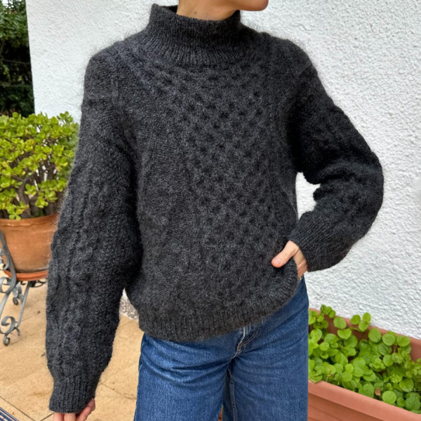 PetiteKnit Einzelanleitung, „Dagmar Sweater“, Deutsch