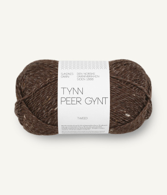 Sandnes Tynn Peer Gynt, 3085, Mork Brun Tweed