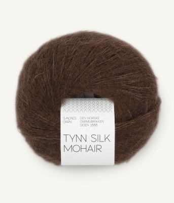 Sandnes Tynn Silk Mohair, 3091, Cacao Nibs
