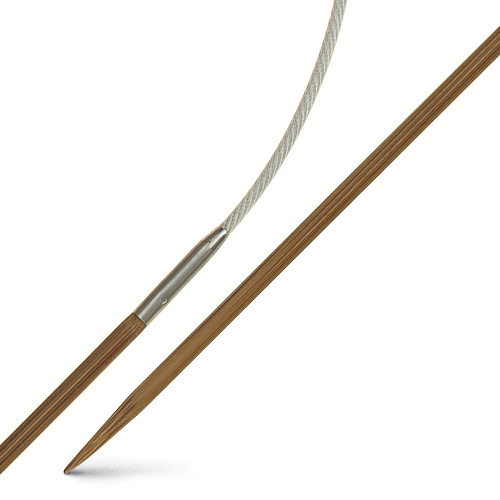 ChiaoGoo Rundnadel Bambus „Patina“, 40 cm Ø 2,25 mm