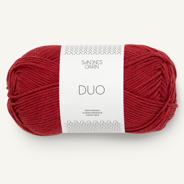 Sandnes Duo, 4236, Rot Meliert