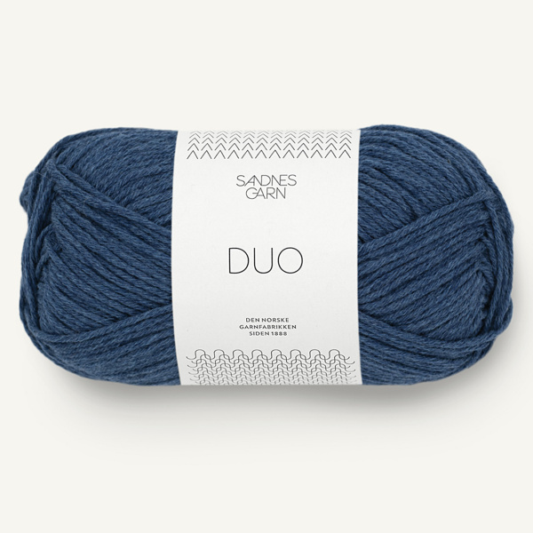 Sandnes Duo, 5864, Blau Meliert