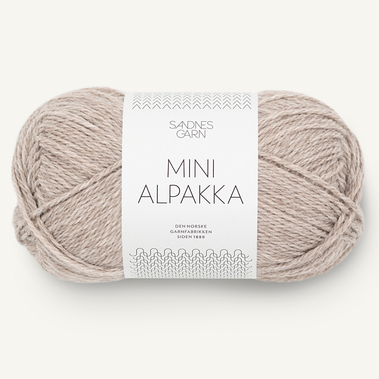 Sandnes Mini Alpakka, 2650, Graubeige Meliert