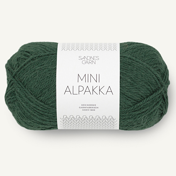 Sandnes Mini Alpakka, 8581, Dunkles Waldgrün