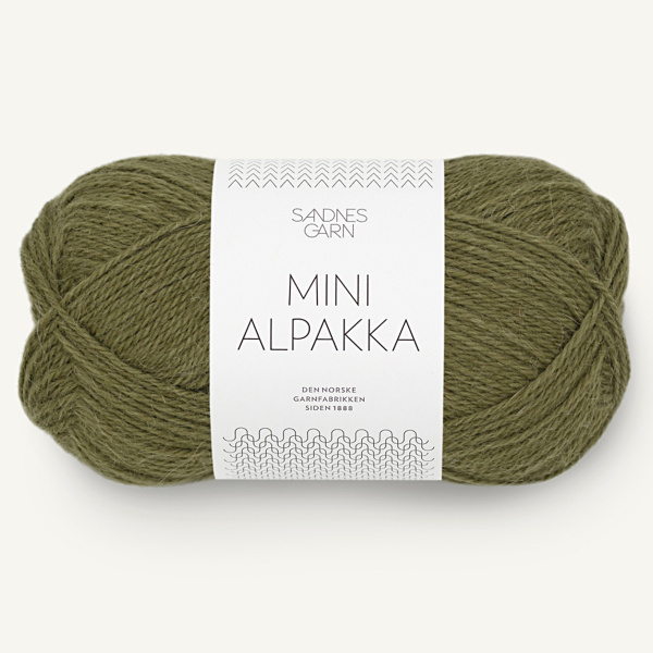 Sandnes Mini Alpakka, 9554, Olivgrün