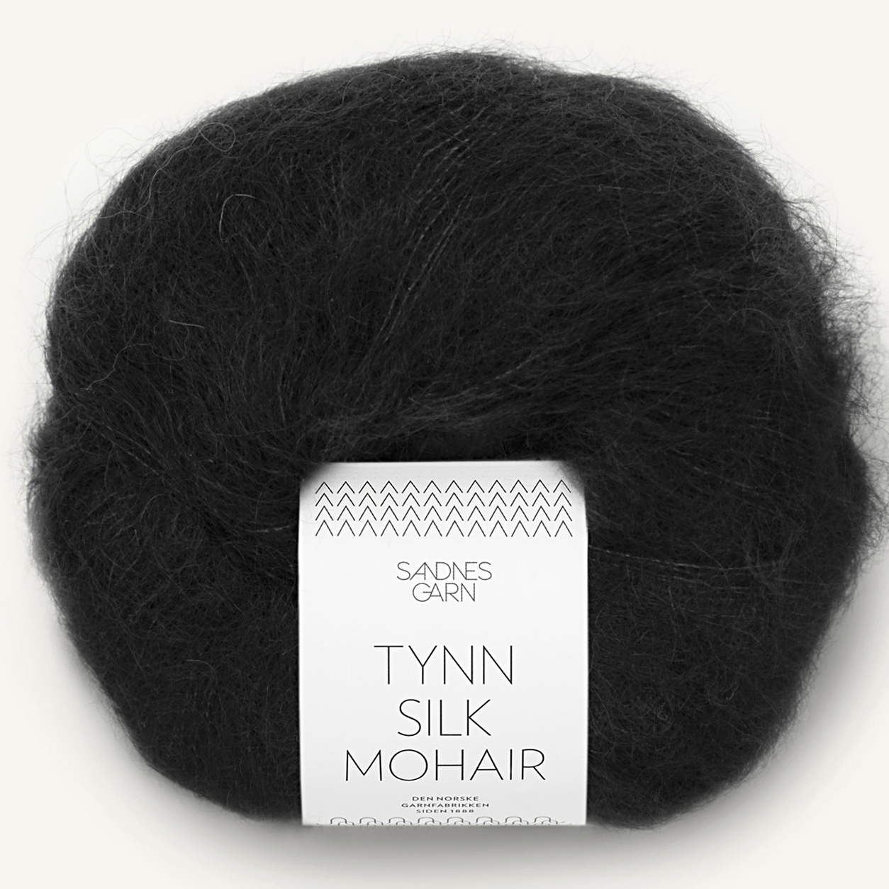 Sandnes Tynn Silk Mohair, 1099, Schwarz