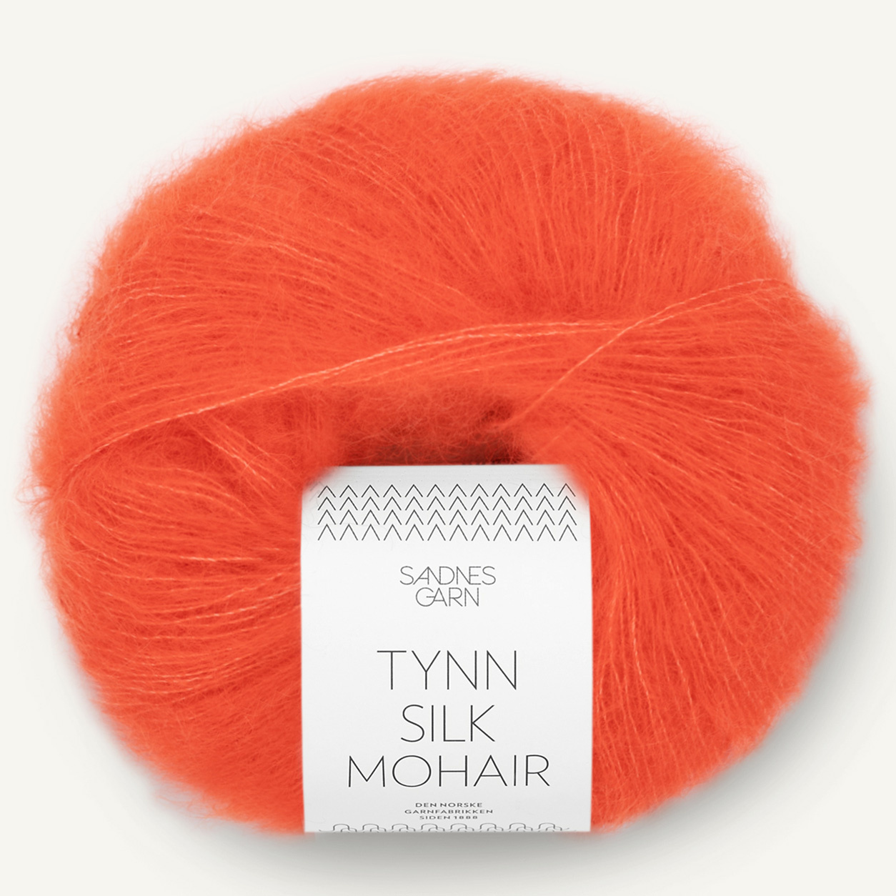 Sandnes Tynn Silk Mohair, 3818, Orangerot
