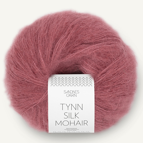 Sandnes Tynn Silk Mohair, 4244, Dunkles Altrosa