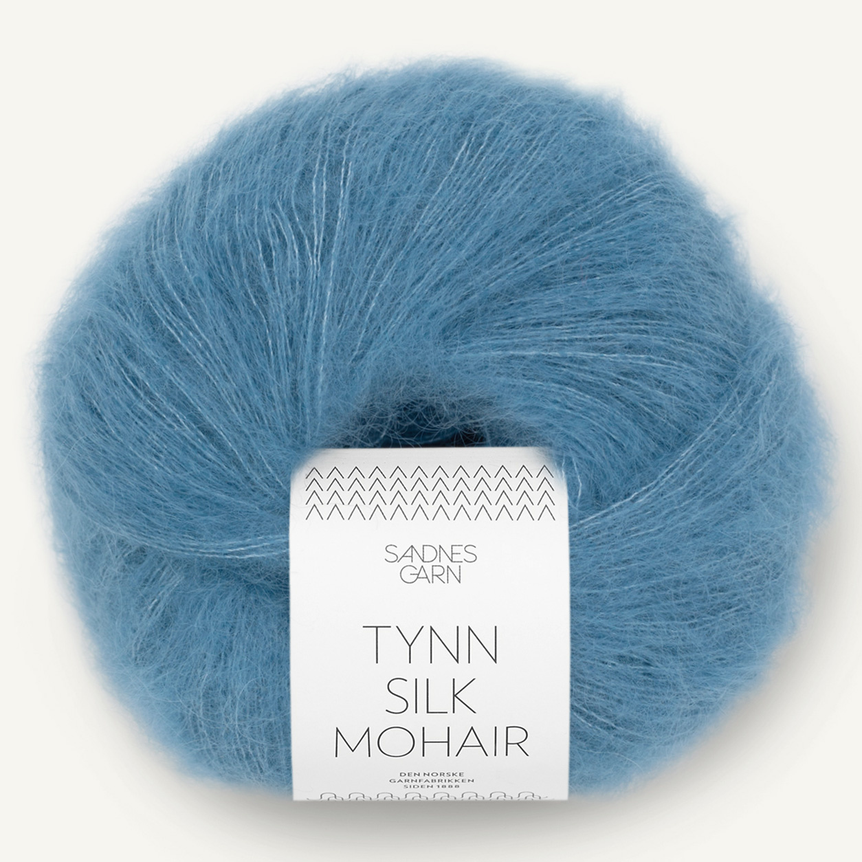 Sandnes Tynn Silk Mohair, 6042, Dunkles Himmelblau