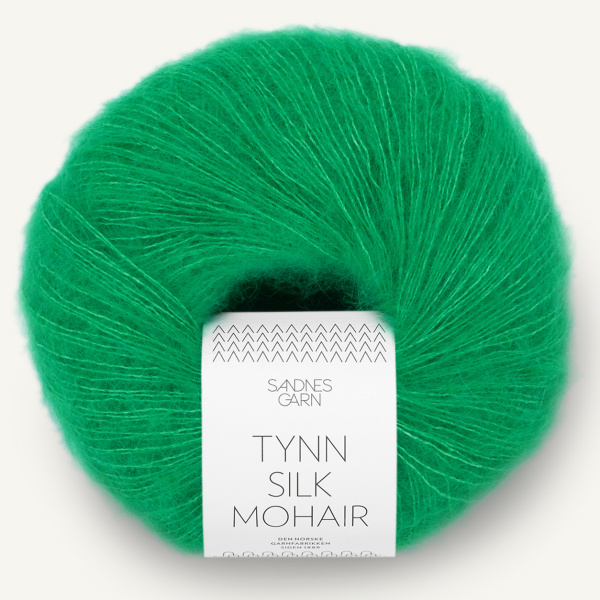Sandnes Tynn Silk Mohair, 8236, Neongrün