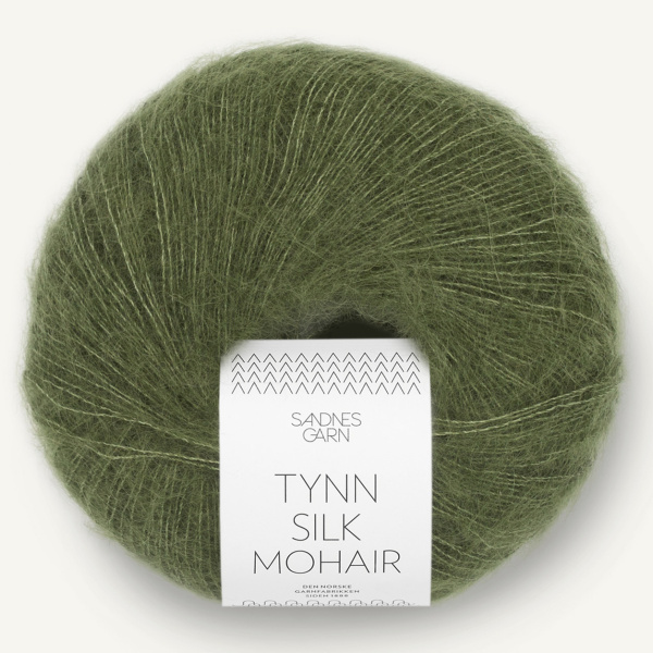 Sandnes Tynn Silk Mohair, 9062, Olivgrün