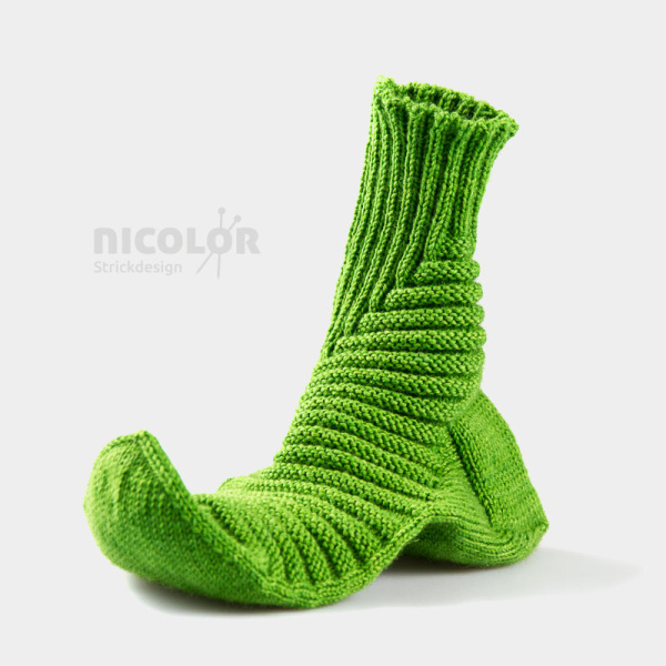 Nicola Susen, „Treppenviertel Socken“, Deutsch