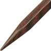 KnitPro Nadelspitzenpaar „Cubics Holz“, 128 mm Ø 6,5 mm