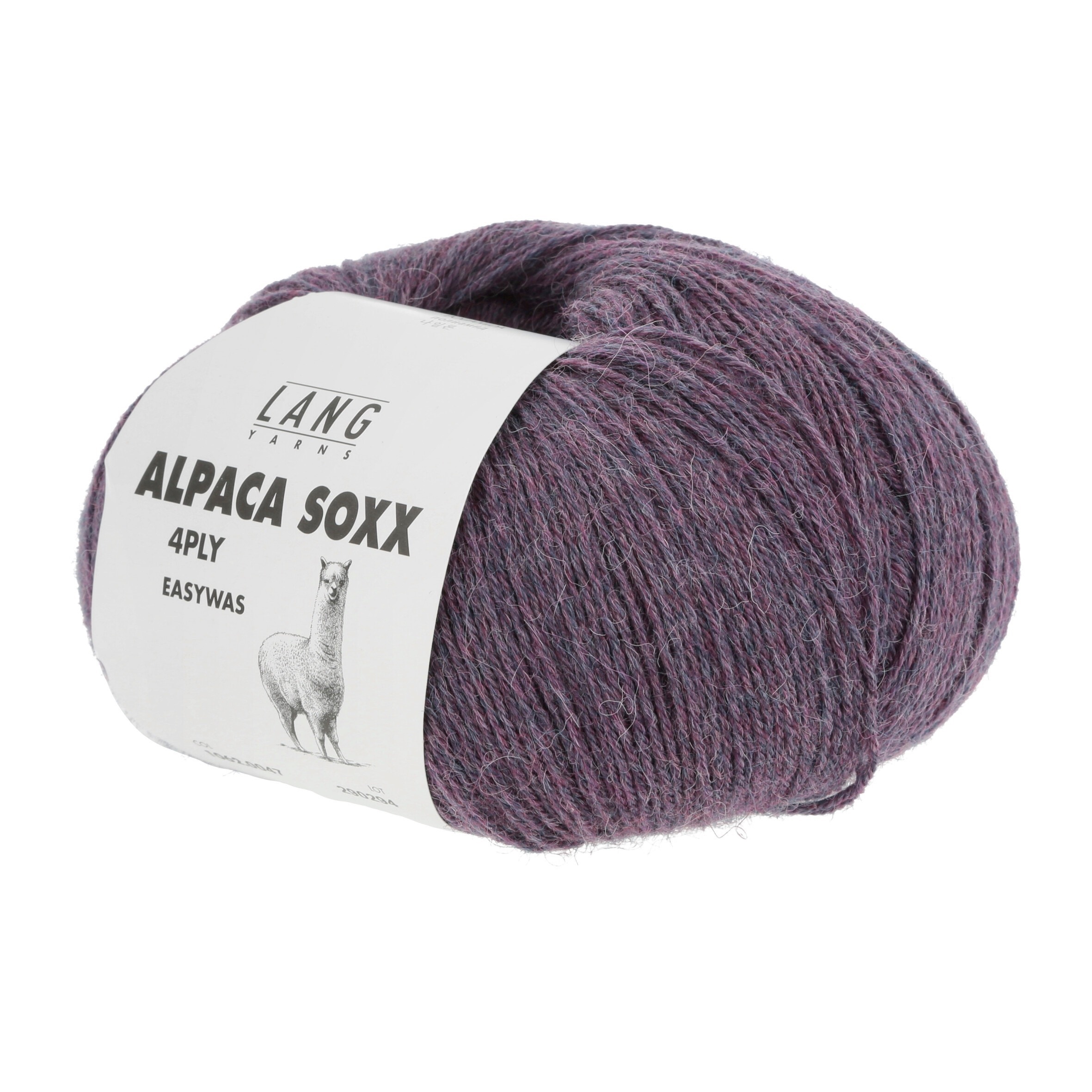 Lang Yarns Alpaca Soxx 4-fach, 0047, Violett Melange