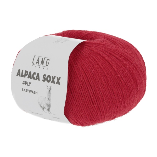Lang Yarns Alpaca Soxx 4-fach, 0060, Rot