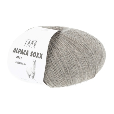 Lang Yarns Alpaca Soxx 4-fach, 0096, Hellbraun Melange