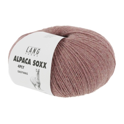 Lang Yarns Alpaca Soxx 4-fach, 0109, Rosa Melange