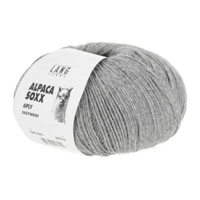 Lang Yarns Alpaca Soxx 6-fach, 0003, Hellgrau Melange