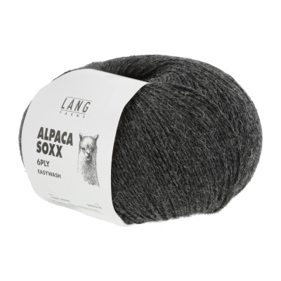 Lang Yarns Alpaca Soxx 6-fach, 0005, Grau Melange