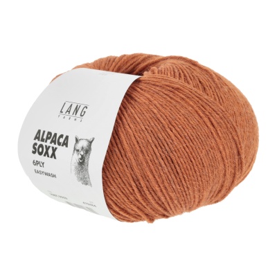 Lang Yarns Alpaca Soxx 6-fach, 0059, Orange Melange