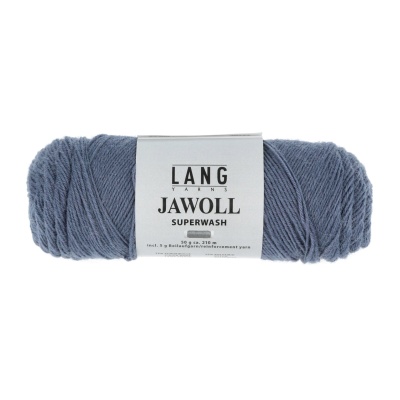 Lang Yarns Jawoll, 0007, Stahlblau