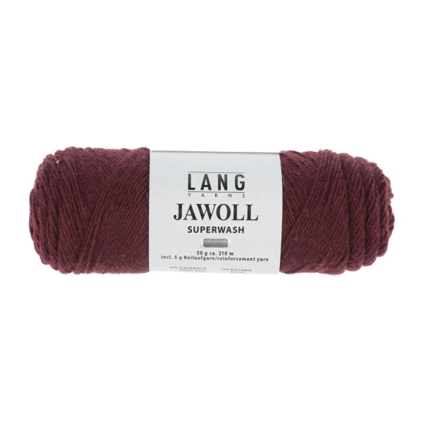 Lang Yarns Jawoll, 0084, Bordeaux