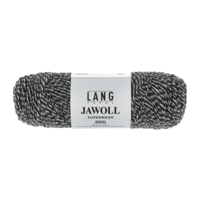 Lang Yarns Jawoll, 0137, Anthrazit/Ecru Mouline