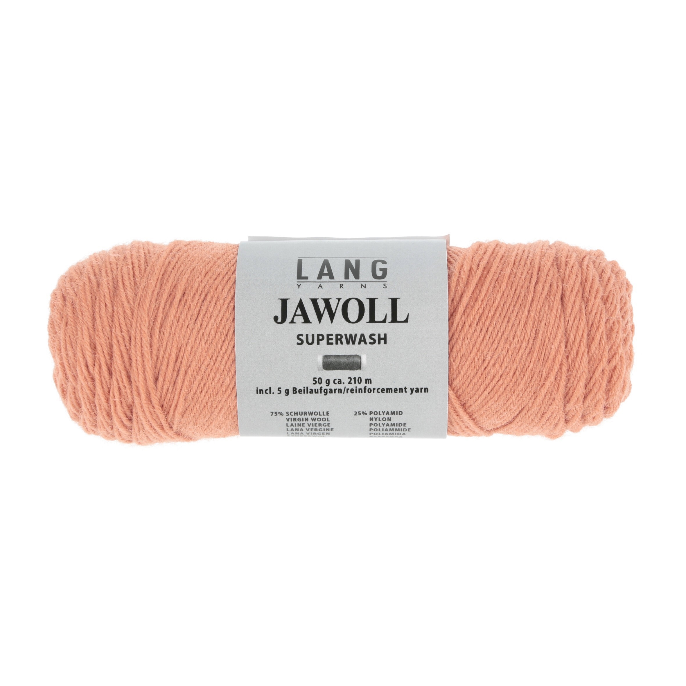 Lang Yarns Jawoll, 0228, Lachs