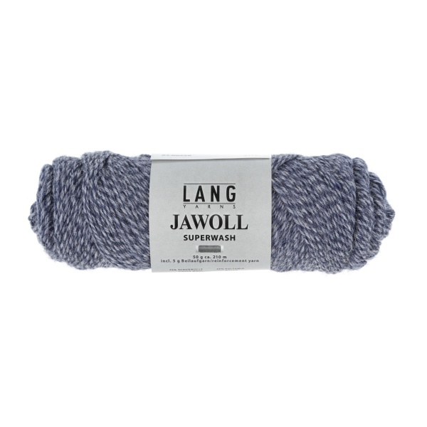 Lang Yarns Jawoll, 0258, Jeans/Blau Mouline