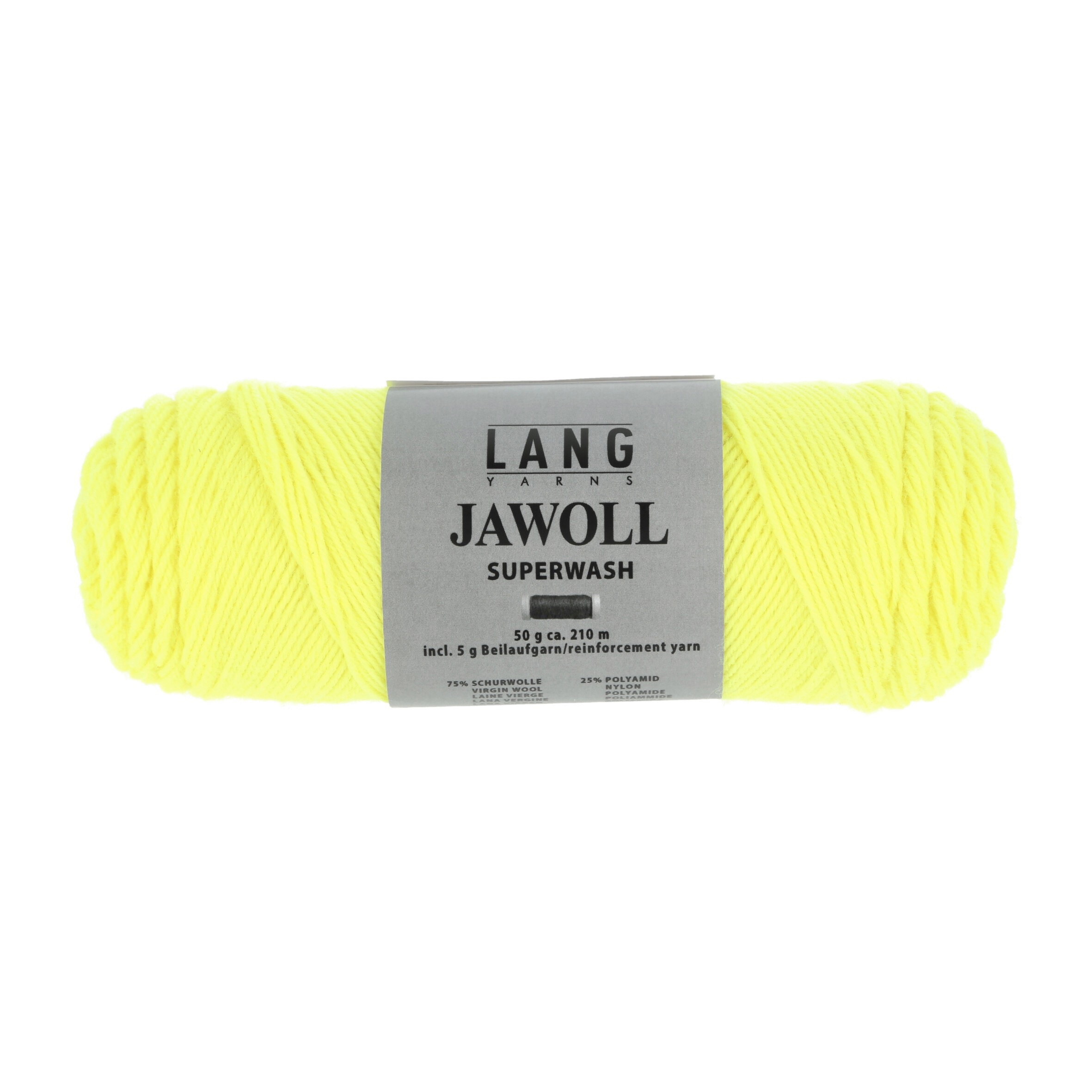 Lang Yarns Jawoll, 0313, Gelb Neon