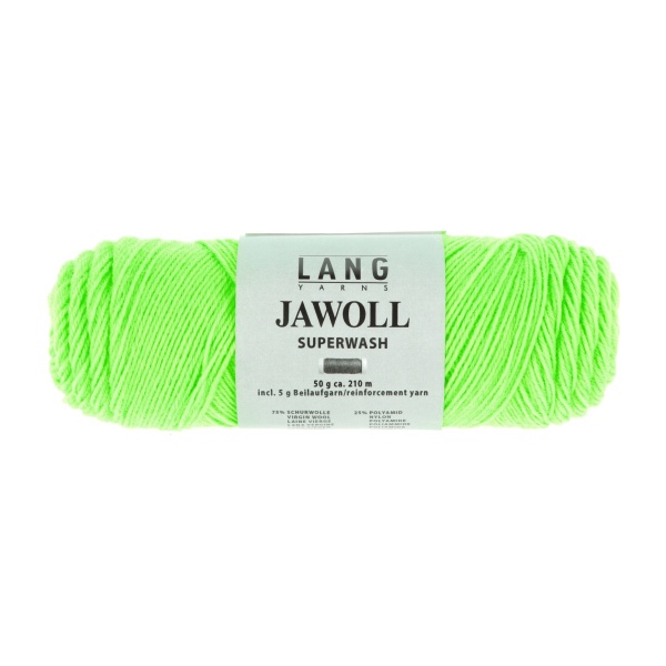 Lang Yarns Jawoll, 0316, Grün Neon