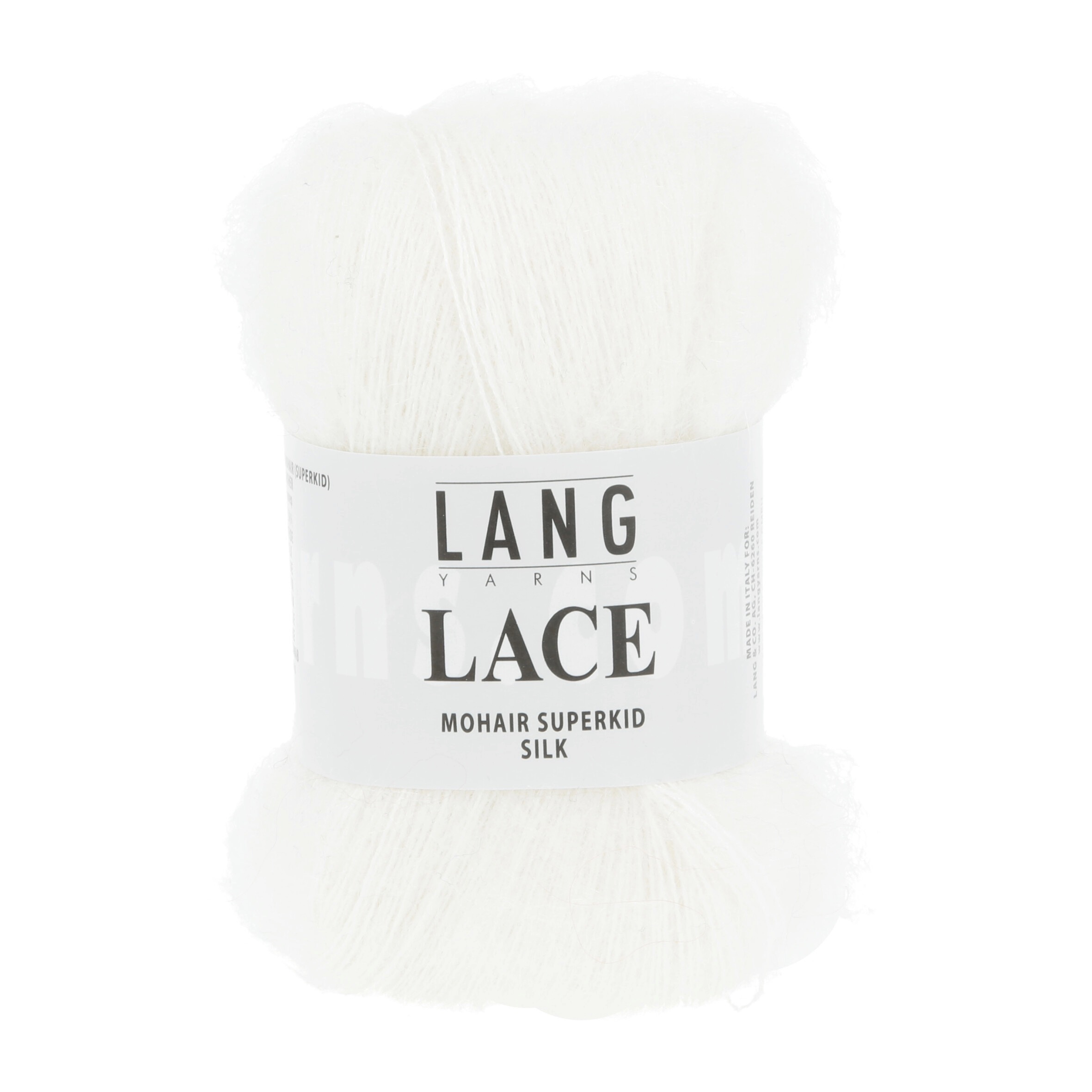 Lang Yarns Lace, 0001, Wei&szlig;