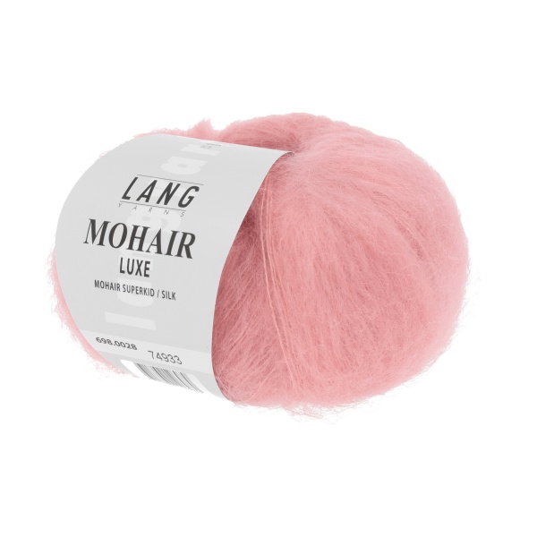 Lang Yarns Mohair Luxe, 0028, Koralle