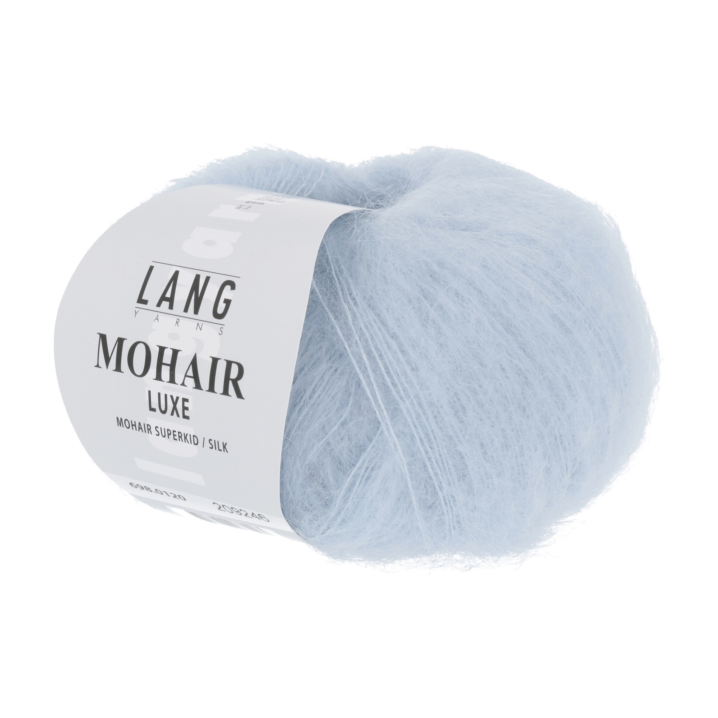 Lang Yarns Mohair Luxe, 0120, Eisblau