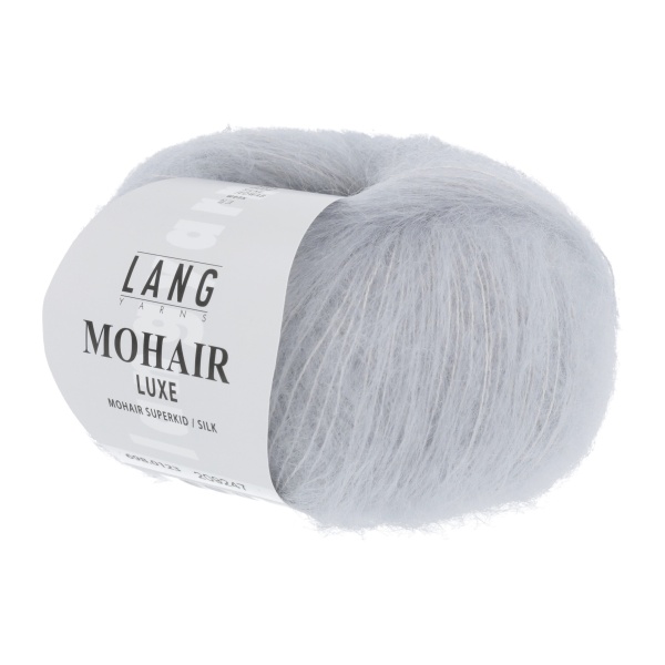 Lang Yarns Mohair Luxe, 0123, Hellgrau