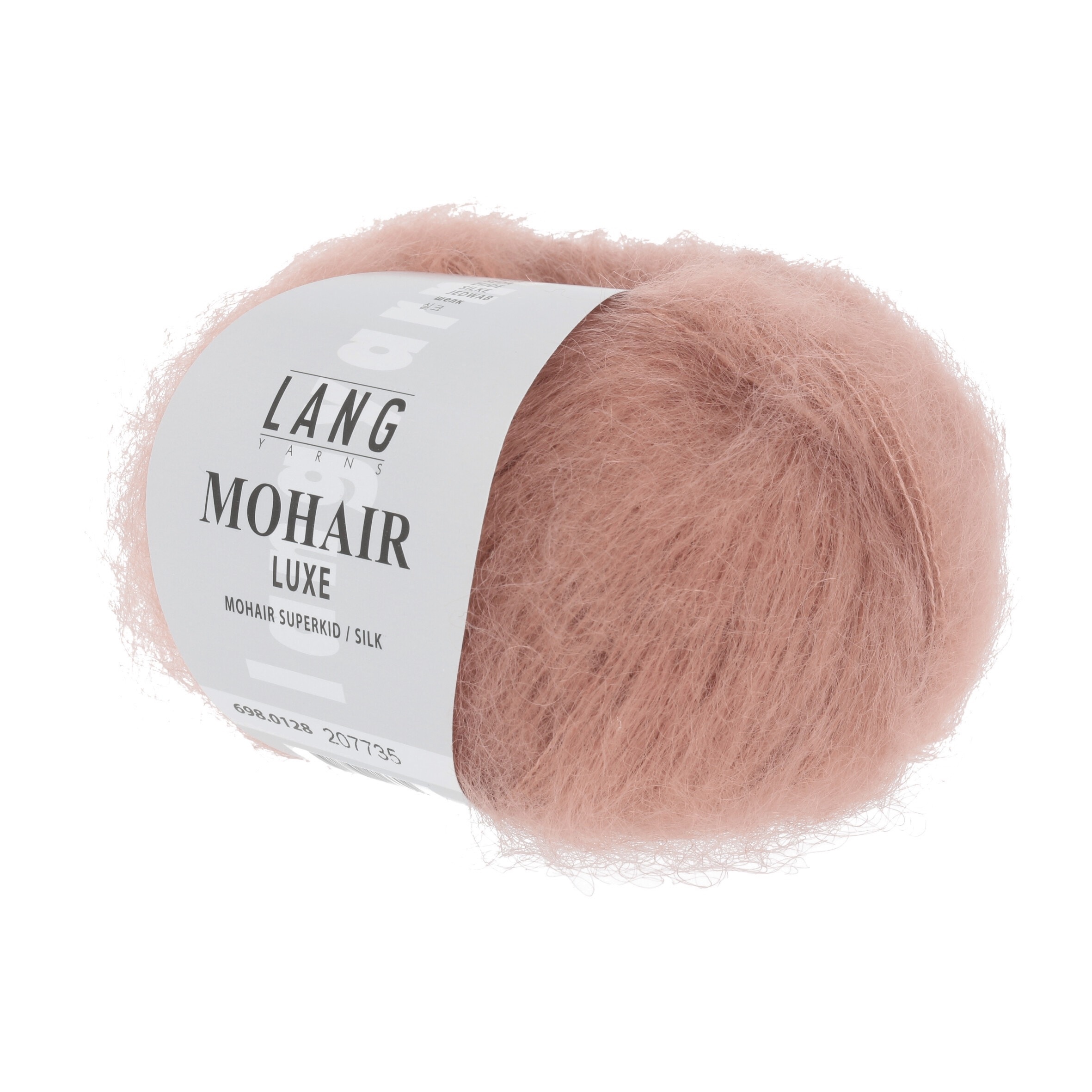 Lang Yarns Mohair Luxe, 0128, Lachs