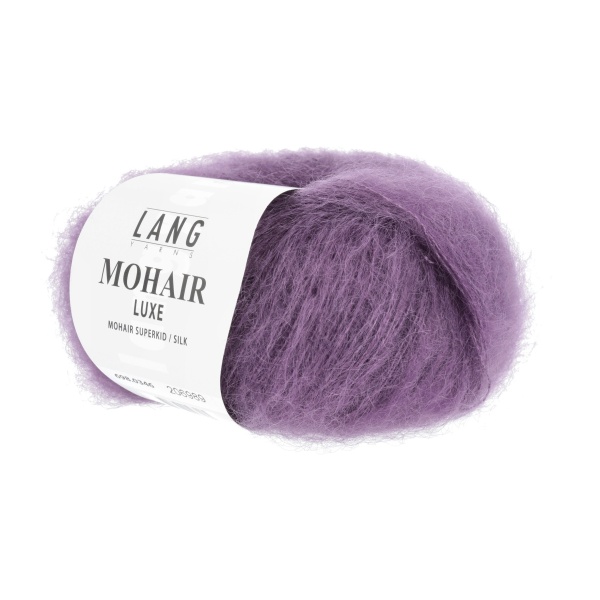 Lang Yarns Mohair Luxe, 0346, Violett Mittel