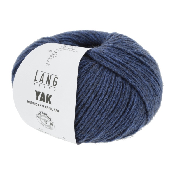 Lang Yarns Yak, 0006, Blau