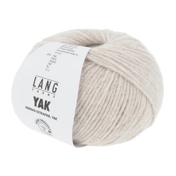 Lang Yarns Yak, 0094, Offwhite