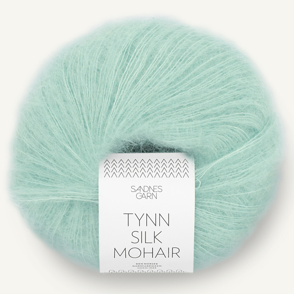 Sandnes Tynn Silk Mohair, 7720, Minzblau