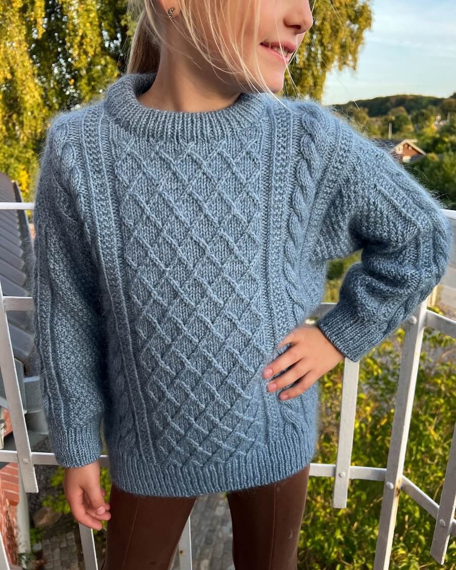 PetiteKnit, „Moby Sweater Junior“, Deutsch